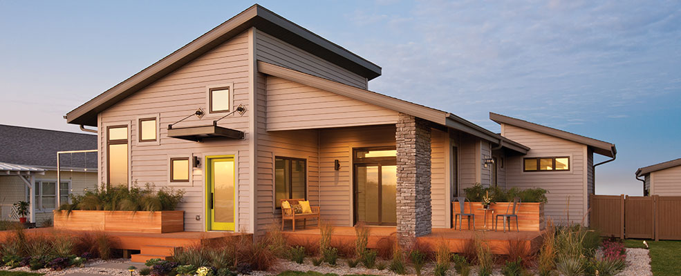 Mastic Lap Siding, traditional look that is always popular with homeowners Mastic Lap Siding, Loved for its traditional look.
